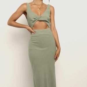 APOLLO DRESS - OLIVE- PETAL & PUP